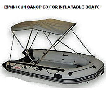 bimini sun cover canopy inflatable boats