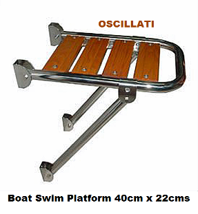 stern mounted swim platform