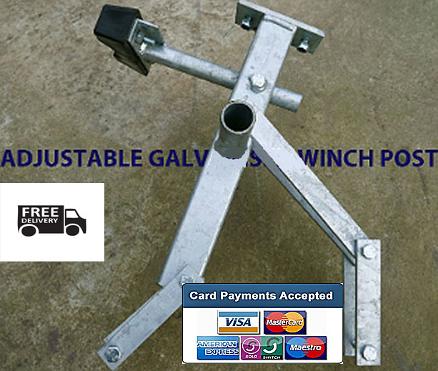 boat trailer winch post adjustable