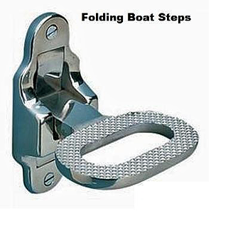 folding boat step