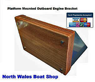 outboard engine bracket platform mounted