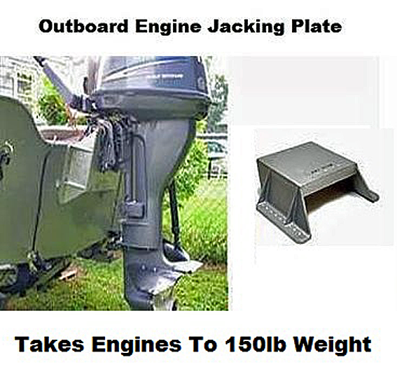 outboard engine jack jacking plate