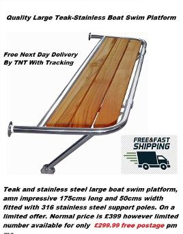 boat swim platform