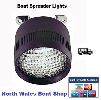 2x 400W LED Marine Spreader / Deck Lights – Spot Flood Combo For Boats & Trucks