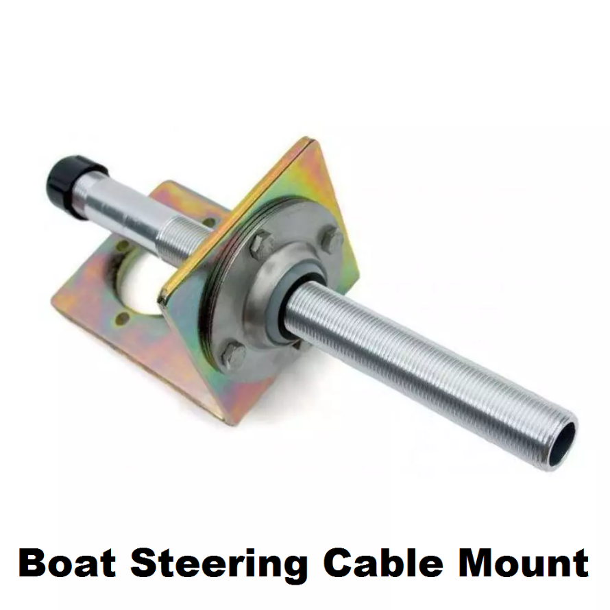 boat steering cable mount