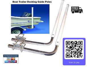 boat trailer flotem poles docking arms