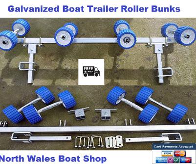 boat trailer roller bunks