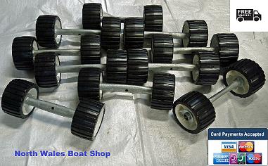 boat trailer rollers on spindles