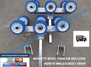 boat trailer rollers six