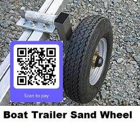 boat trailer sand wheel