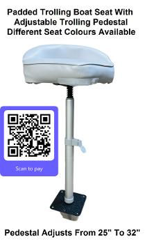 boat trolling seat and pedestal