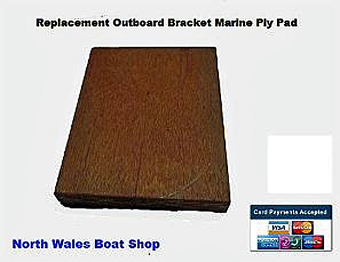 outboard engine bracket replacement pad