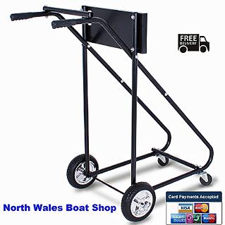 outboard engine motor trolley