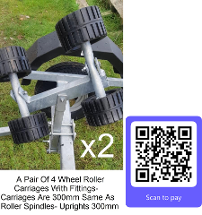 boat trailer rollers wobble 