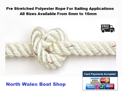 pre stretched polyester rope